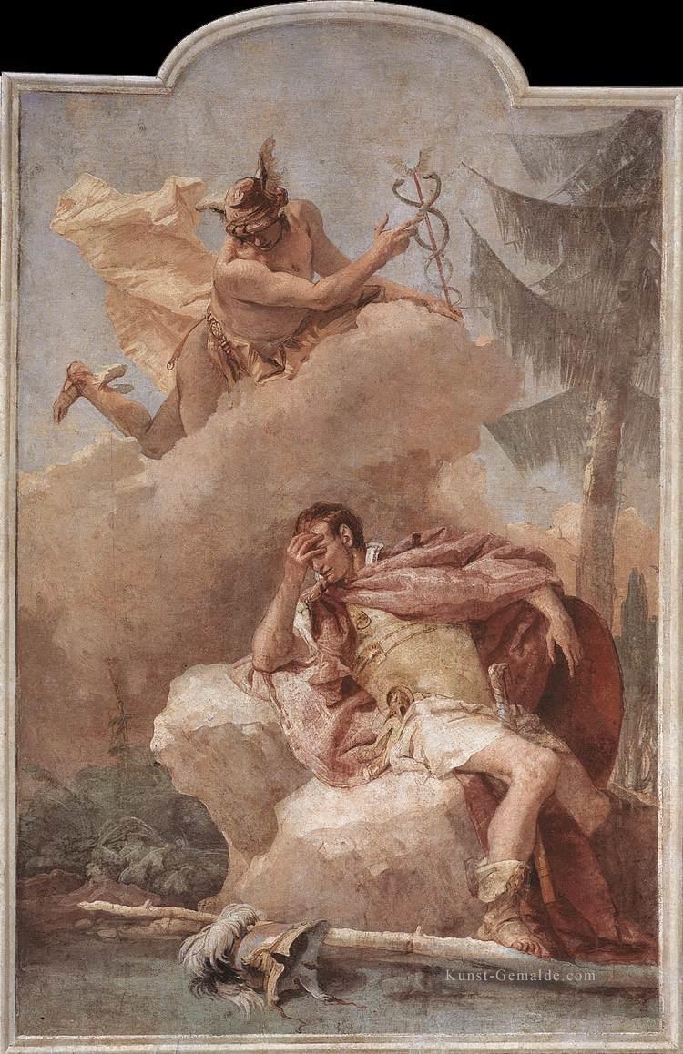 Villa Valmarana Merkur erscheint Aeneas Giovanni Battista Tiepolo Ölgemälde